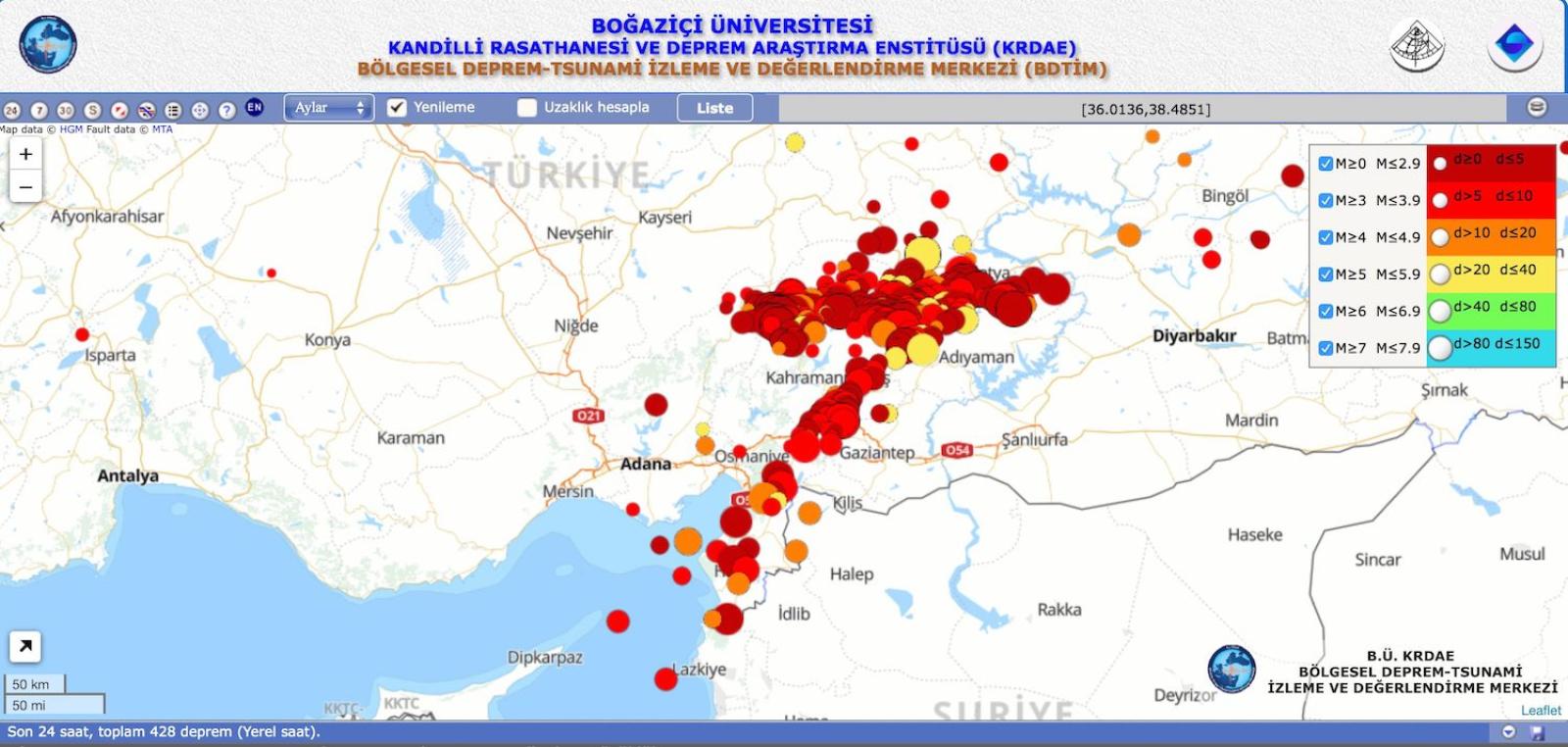 Σεισμός στην Τουρκία, που προκλήθηκε από δύο ρήγματα
