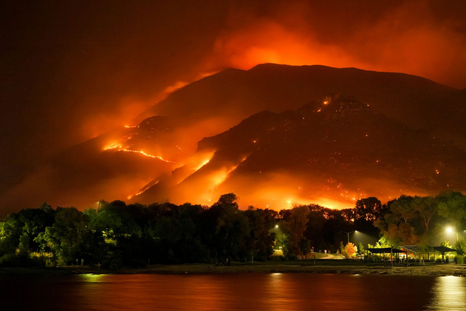 Incendi boschivi in estuazione, fumo e caldo in aumento, con impatti sulla salute e sull'ambiente