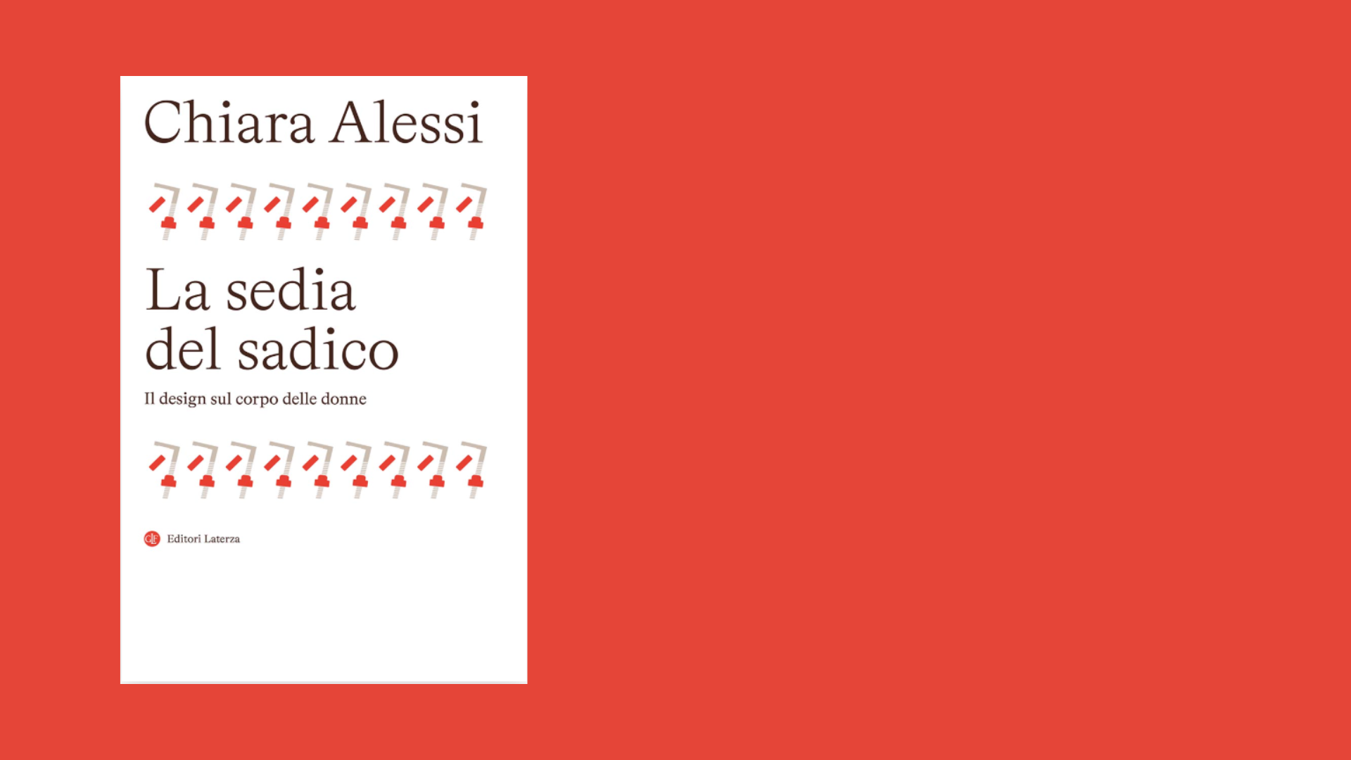 copertina del saggio La sedia del sadico