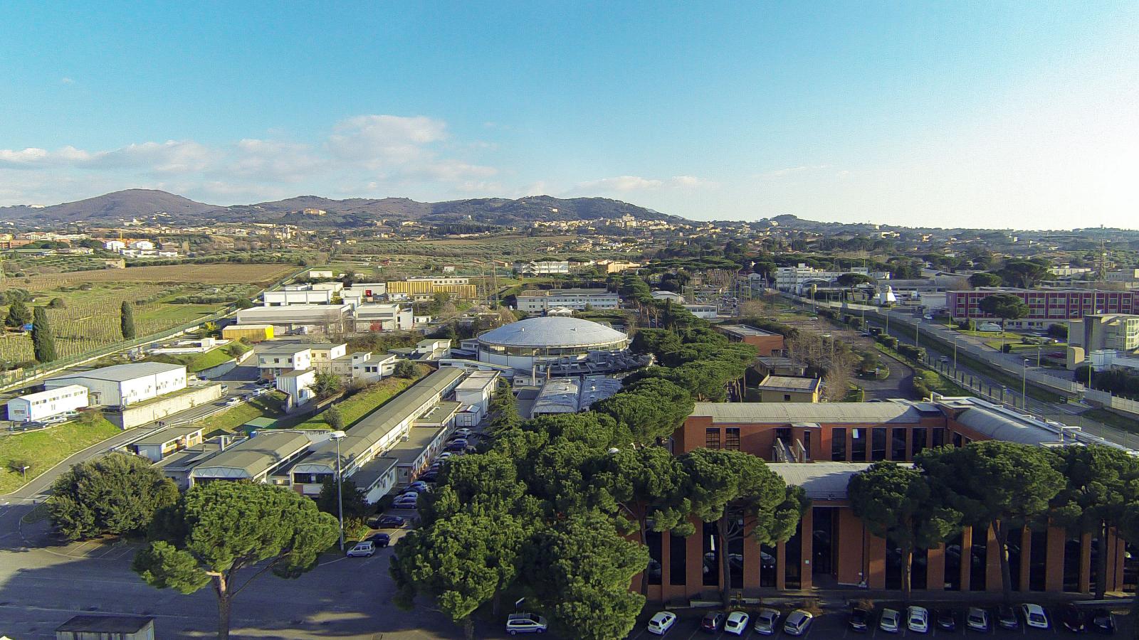 Foto dall'alto dell'INFN