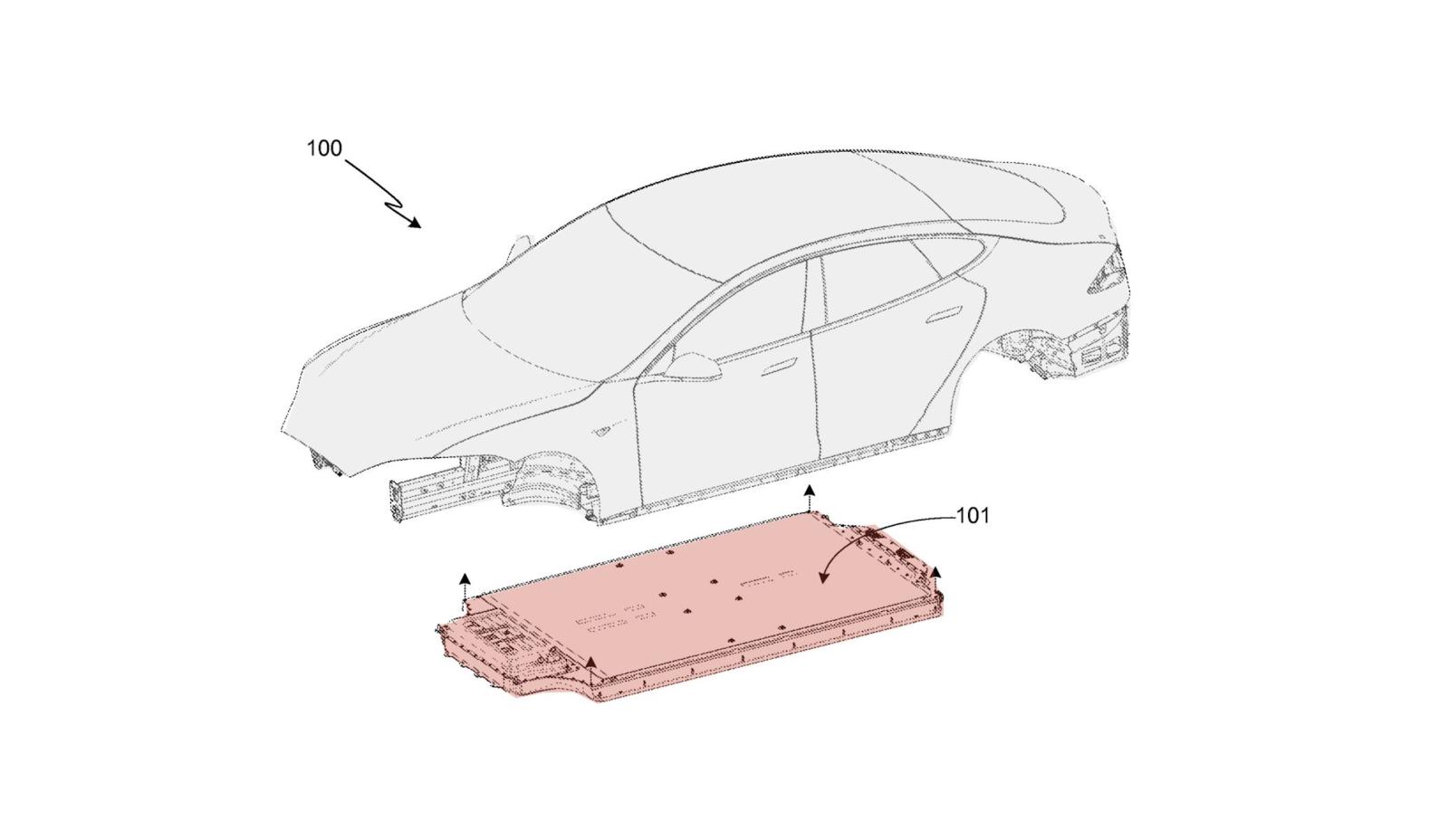 Vehicle battery pack ballistic shield, Tesla Inc 2011