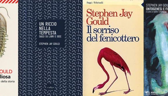 Copertina di quattro saggi di Stephen Jay Gould