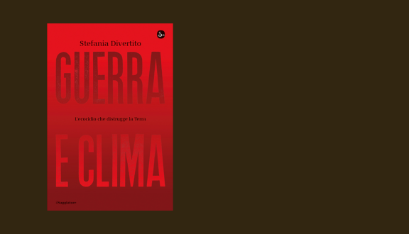 copertina del libro guerra e clima