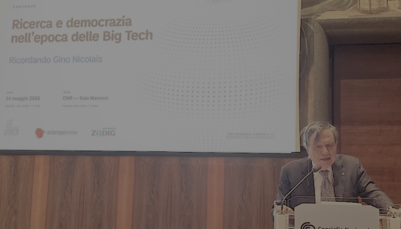 Giorgio Parisi al convegno di Roma