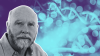 ritratto di craig venter con dna sullo sfondo
