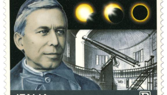 Francobollo commemorativo dedicato ad Angelo Secchi