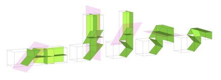 Figura 3. In questo diagramma è rappresentata una delle iterazioni nella costruzione frattale descritta nella figura precedente. La prima iterazione si ottiene infatti da una…