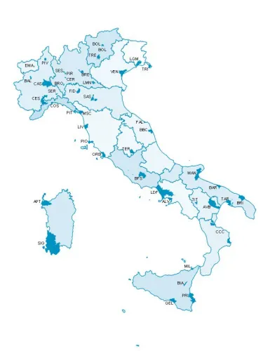 Mappa delle zone avvelenate in italia Mappa delle zone avvelenate in italia