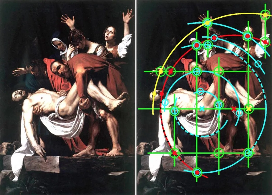 Figura 2- Michelangelo Merisi da Caravaggio, Deposizione, 1602-03, olio su tela, 300 ´ 203 cm. Pinacoteca Vaticana, Roma. (ingrandisci)