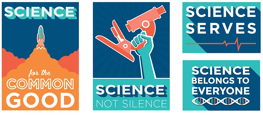 I poster ufficiali di March for Science