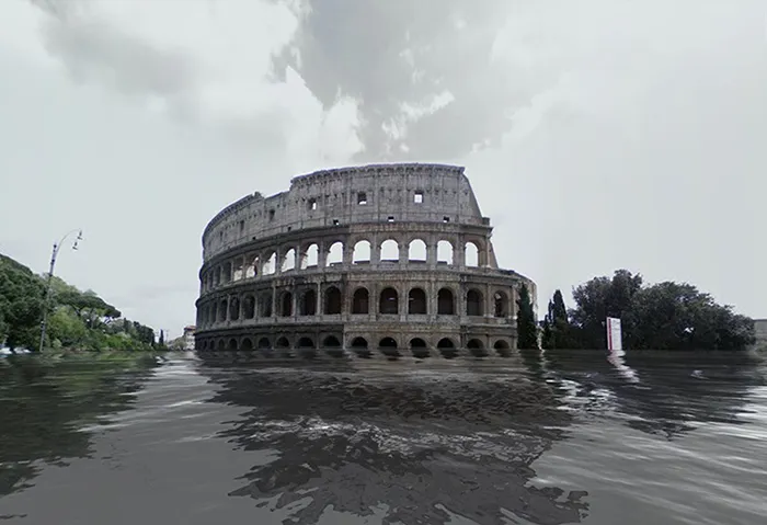 Roma sott’acqua