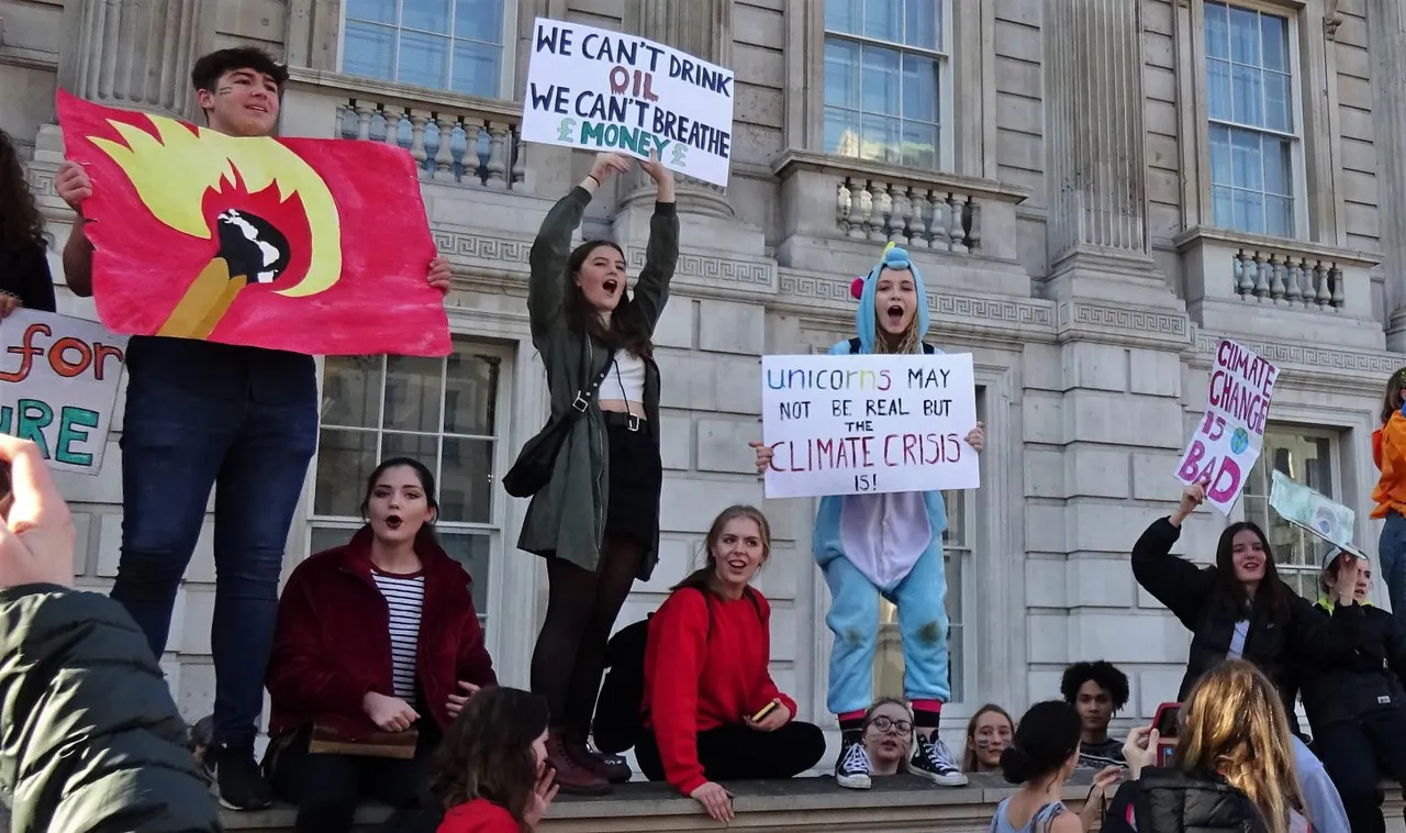 School Students Strike for Climate Action, London February 15 201