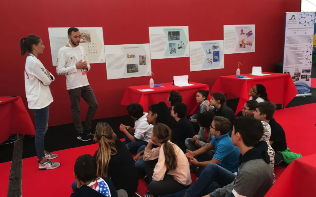 Laboratorio CIAK: (re)AZIONE! realizzato al Festival della Scienza di Genova, edizione 2018