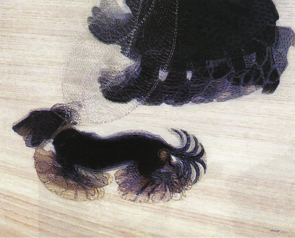 Giacomo Balla, Dinamismo di un cane al guinzaglio, 1912