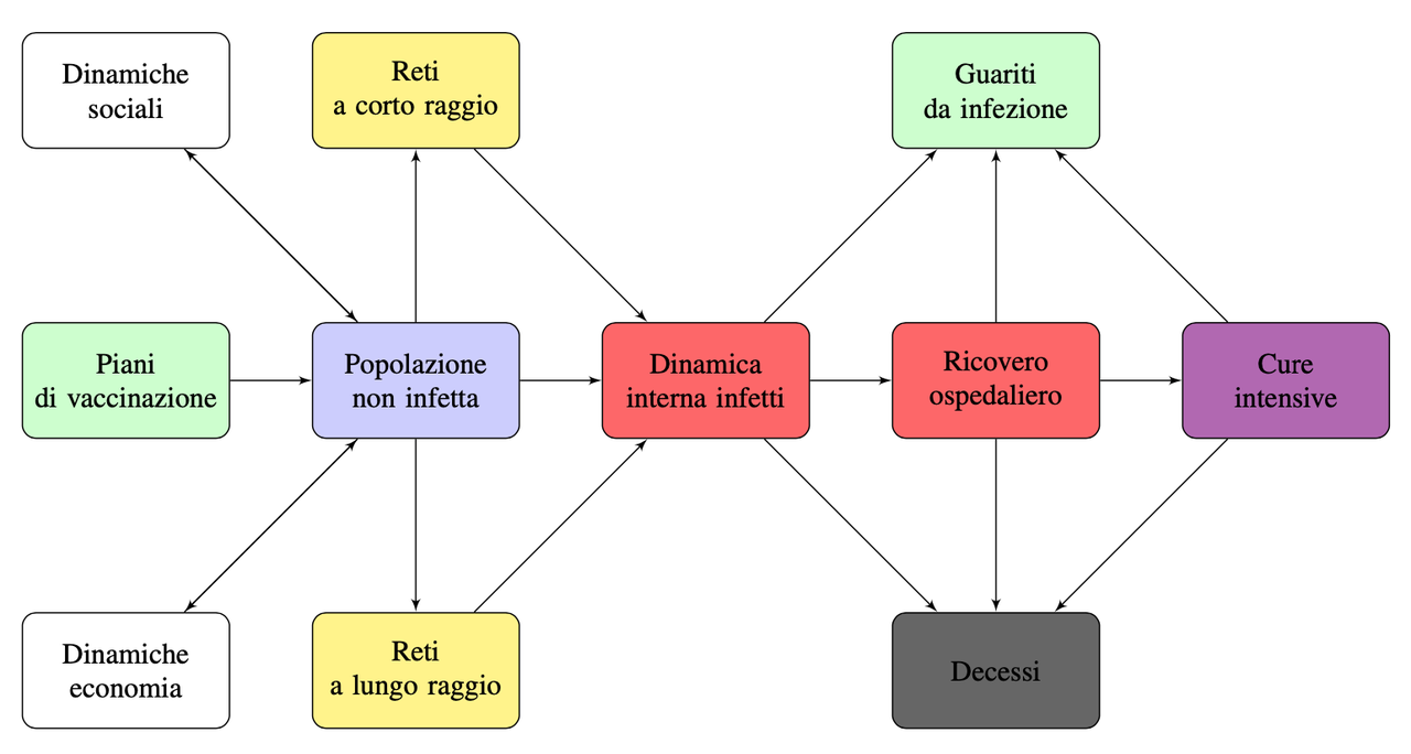 Figura 1. Una rappresentazione delle molte componenti, anche se non tutte, della complessa interazione che è indispensabile esaminare