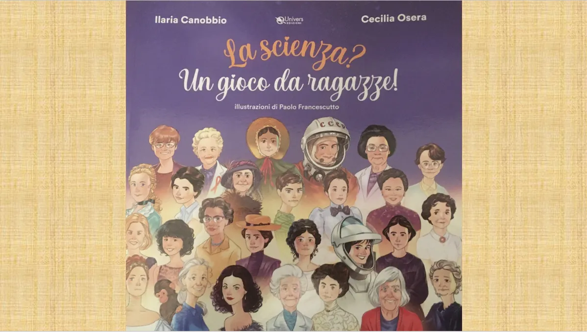 Copertina del libro "La scienza? Un gioco da ragazze"