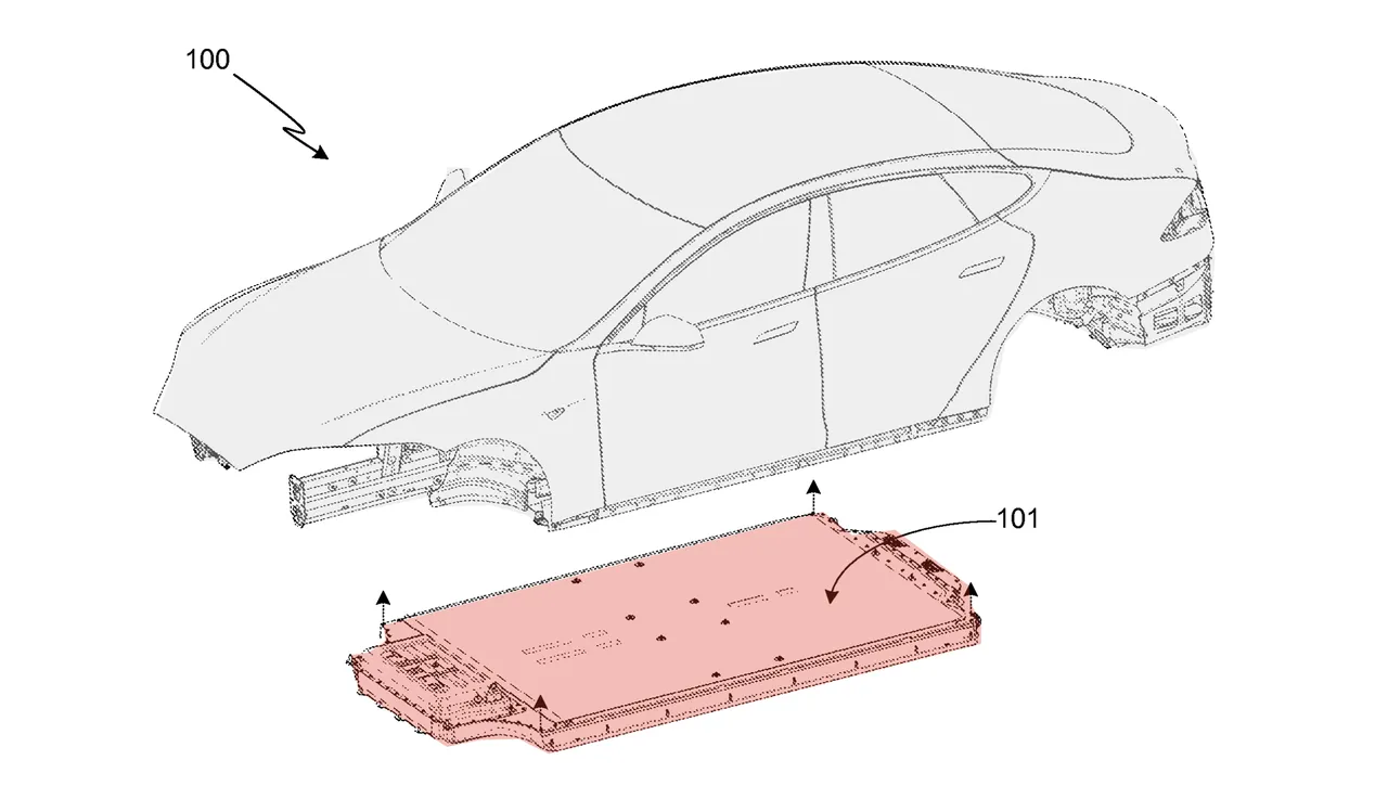 Vehicle battery pack ballistic shield, Tesla Inc 2011