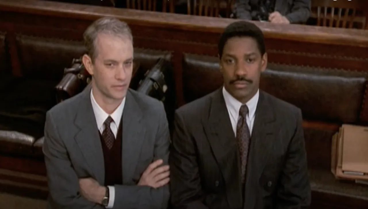 screenshot dal film Philadelphia