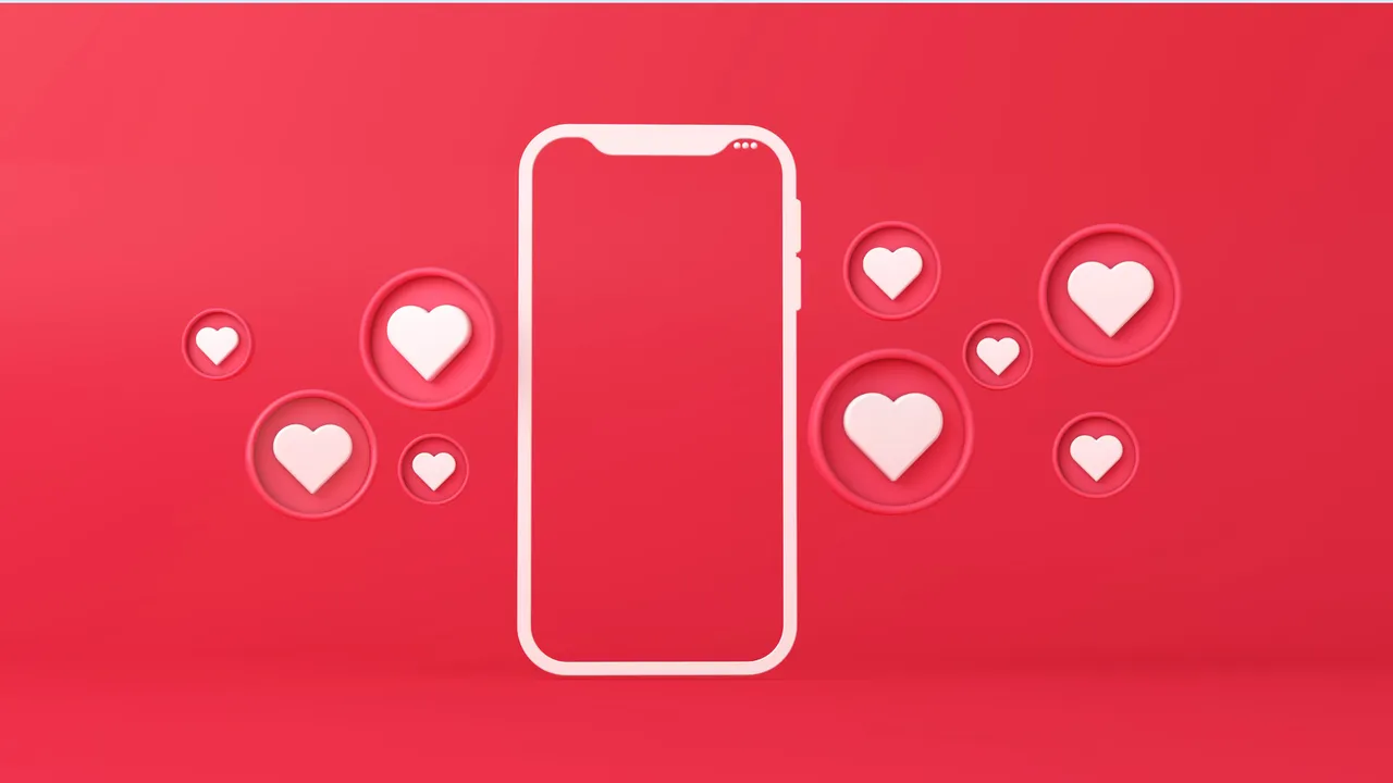 smartphone e cuori