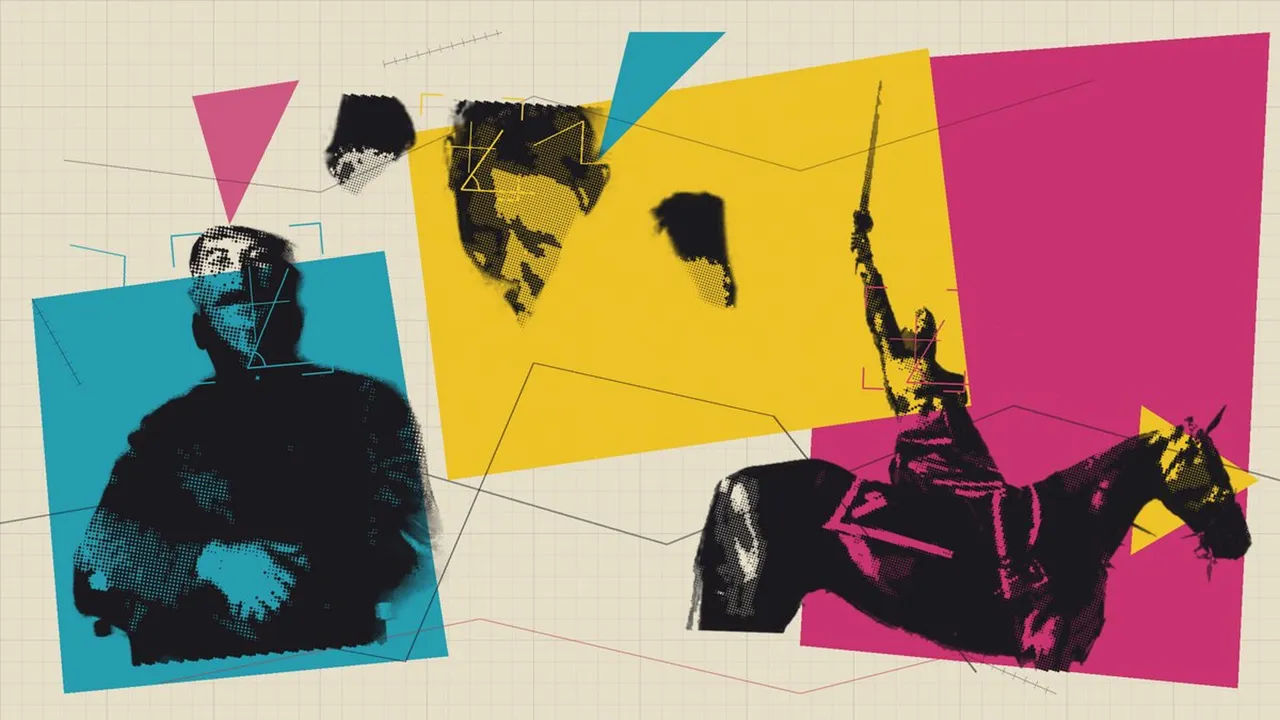 elaborazione grafica pop art di dittatori del Novecento