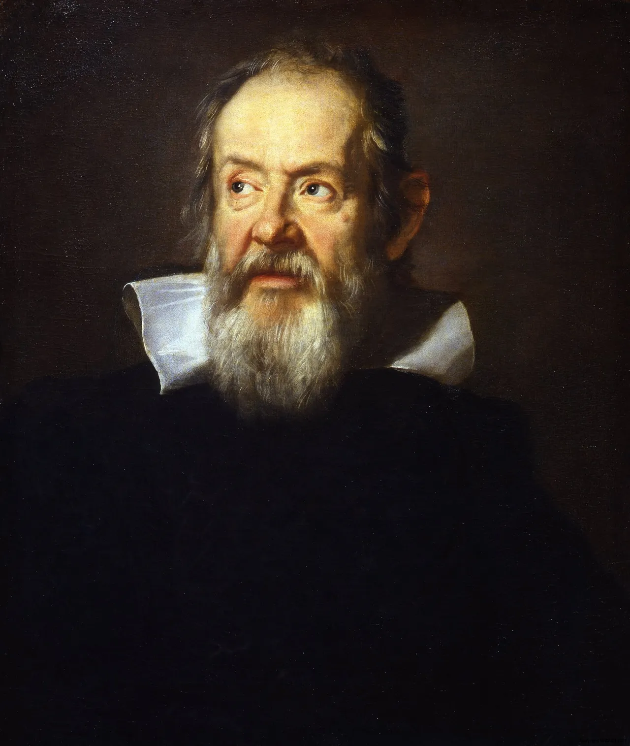 Ritratto di Galileo Galilei dipinto da Justus Sustermans