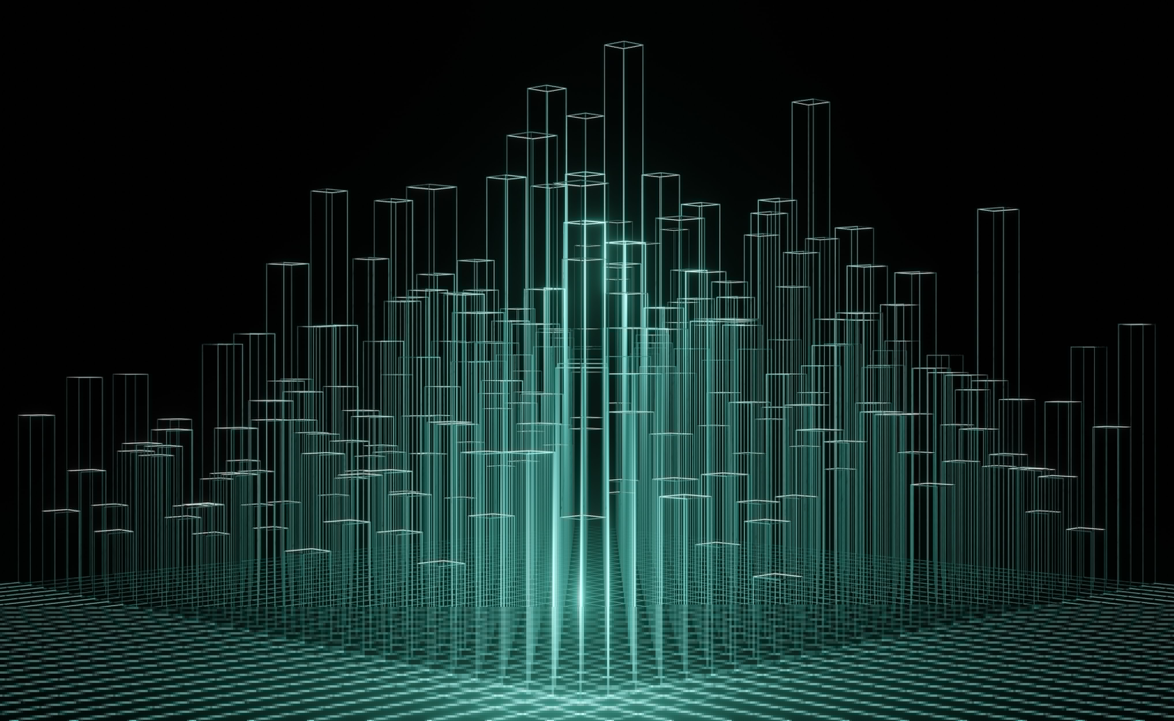 Digital art forme geometriche