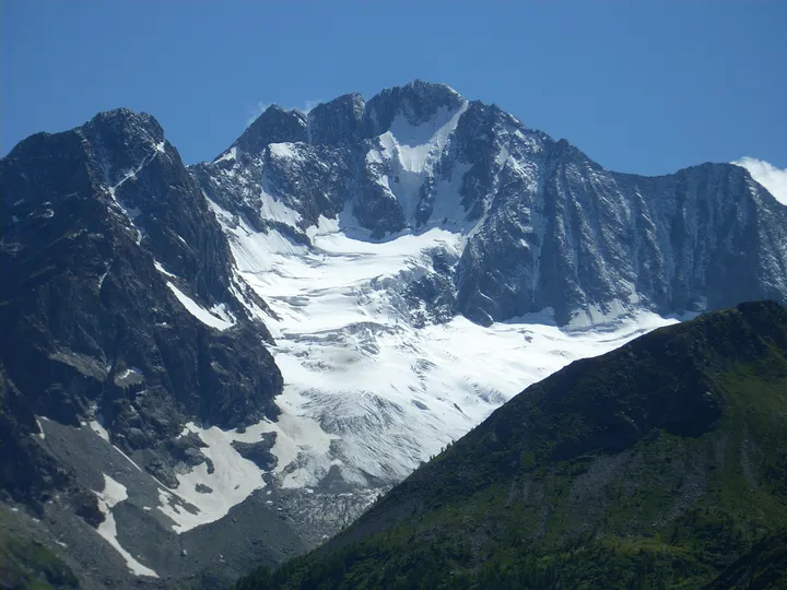 la parete nord del Monte Disgrazia