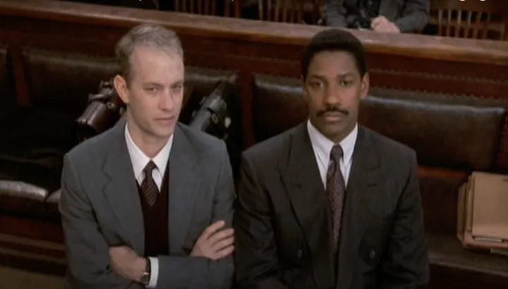 screenshot dal film Philadelphia