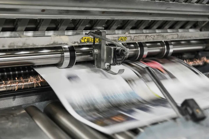 Una macchina da stampa