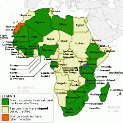 Le zone libere da armi nucleari (fonte ONU) Le zone libere da armi nucleari (fonte ONU)