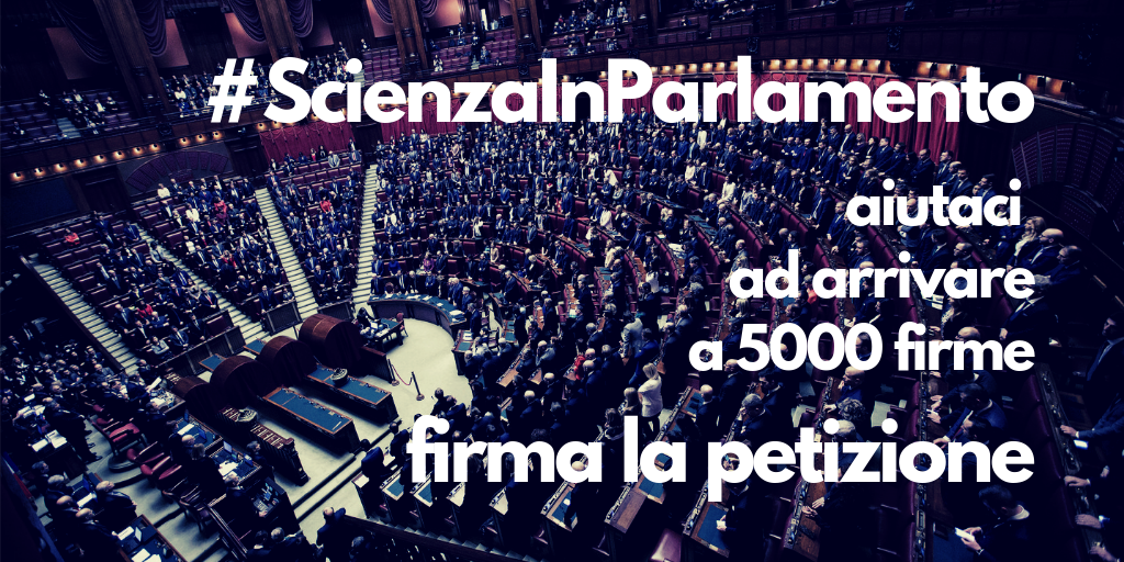 Scienza in parlamento. Nell'immagine: la camera dei deputati nel giorno dell'elezione del Presidente Roberto Fico.